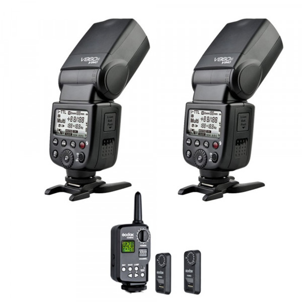 Godox 2 V860 C Kit Kamera Canon ETTL Li-Ion Akku Neewer Blitz TT860 mit One ft-16s Trigger Kit und ein FTR-16S Reveiver-36